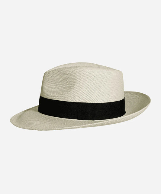 Corleone White Straw Panama Hat