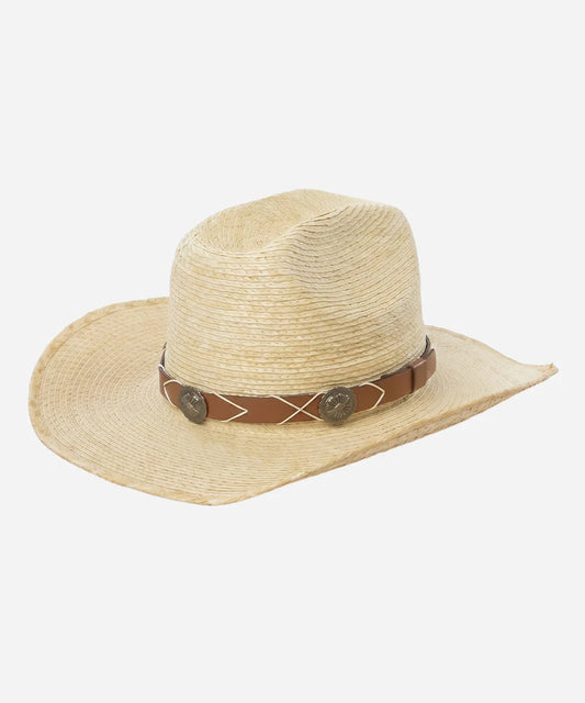 Natural Curved brim Straw Cowboy Hat
