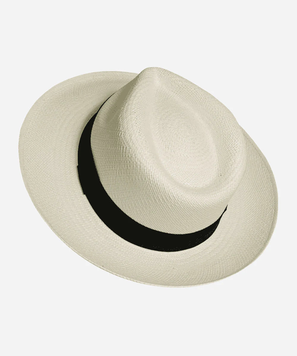 Corleone White Straw Panama Hat