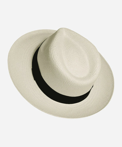 Corleone White Straw Panama Hat