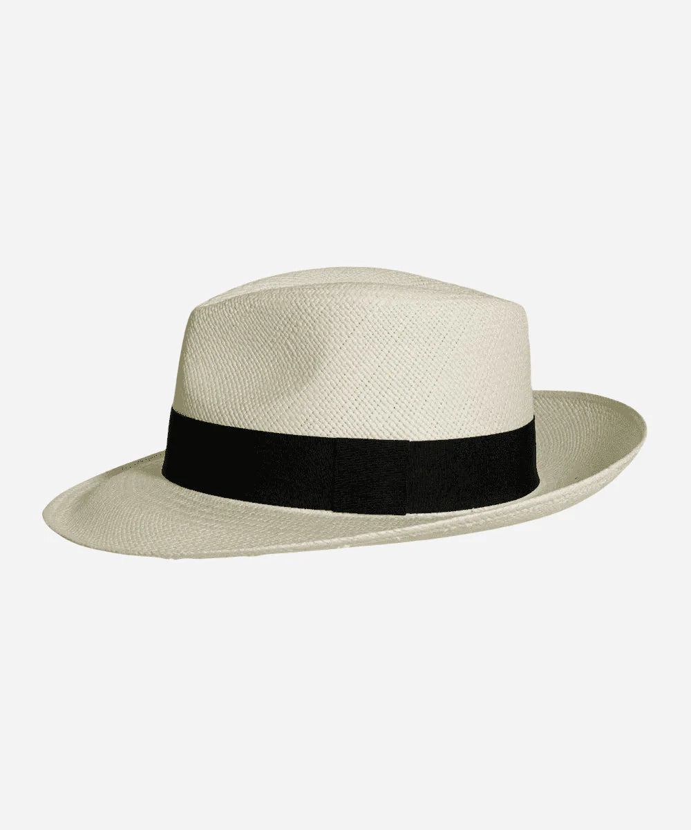 Corleone White Straw Panama Hat