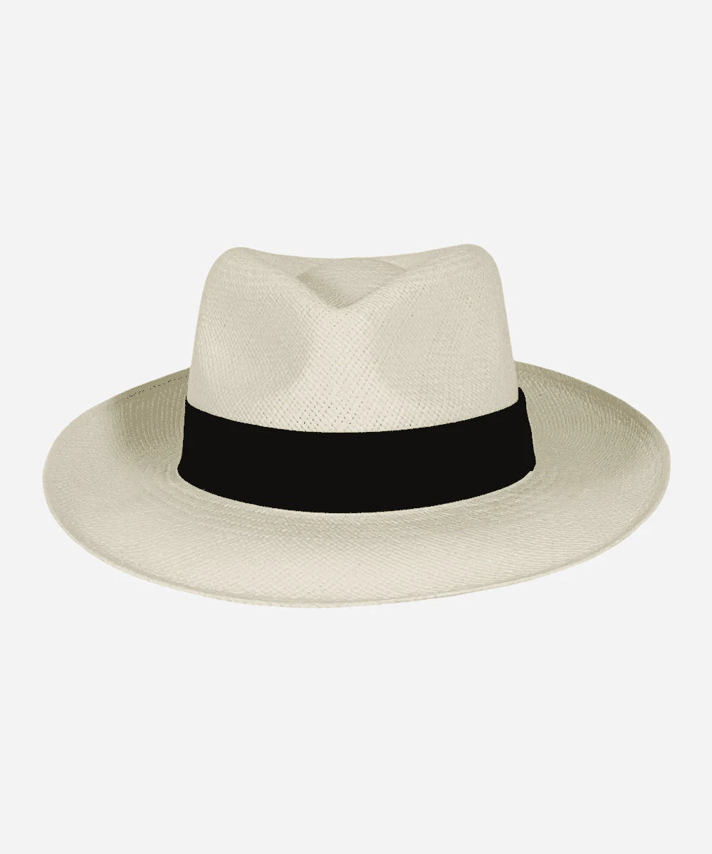 Corleone White Straw Panama Hat