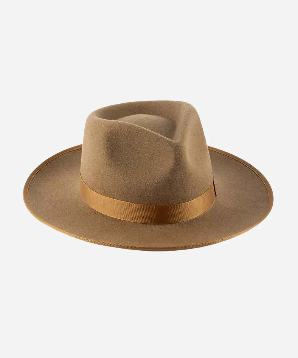 Monroe Rancher Brown Wool Fedora
