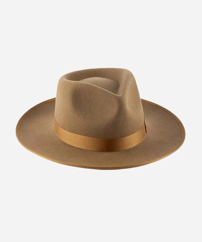 Monroe Rancher Brown Wool Fedora
