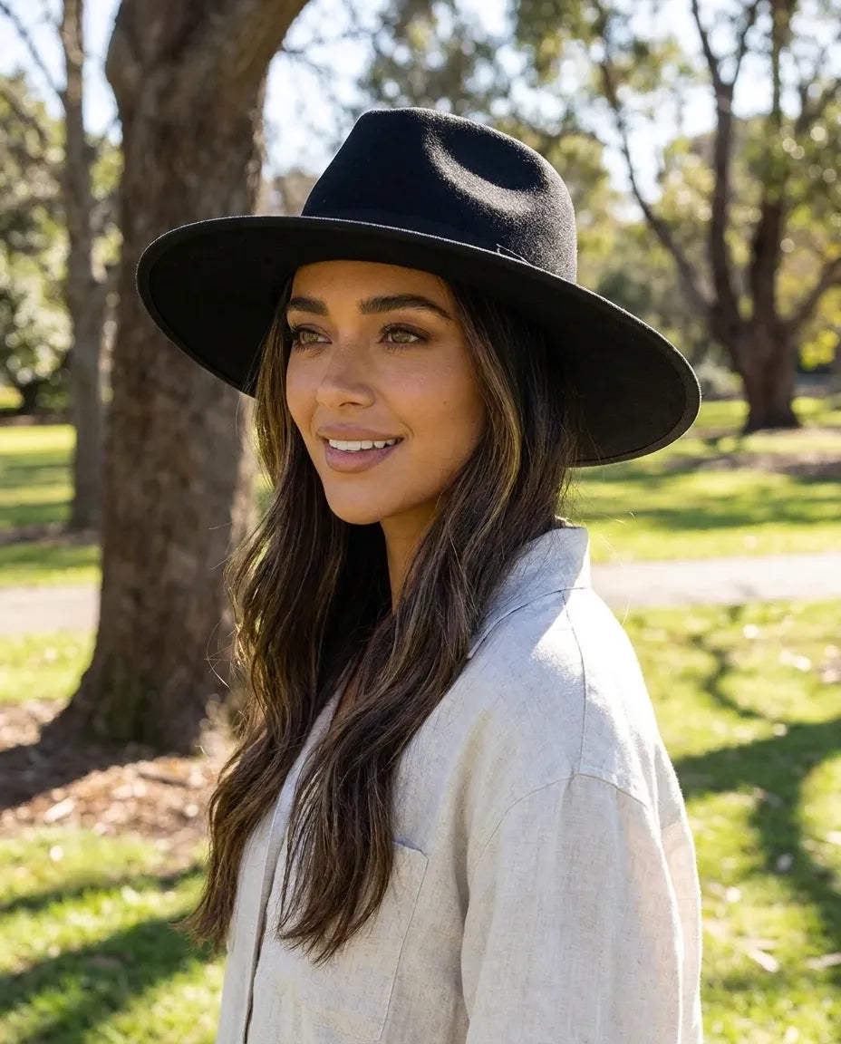 Legacy Black Fedora Felt Hat