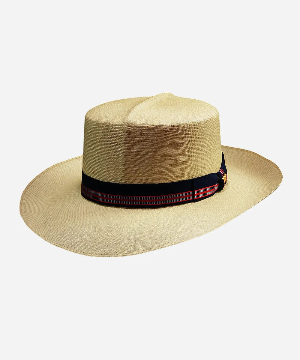 Vintage Natural Straw Panama Hat