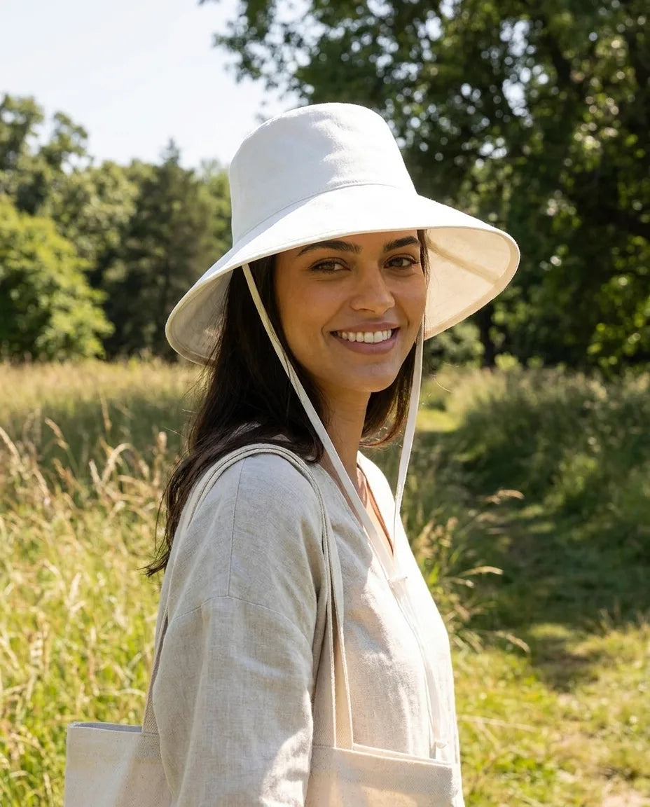 Coconut Cotton Canvas Bucket Hat