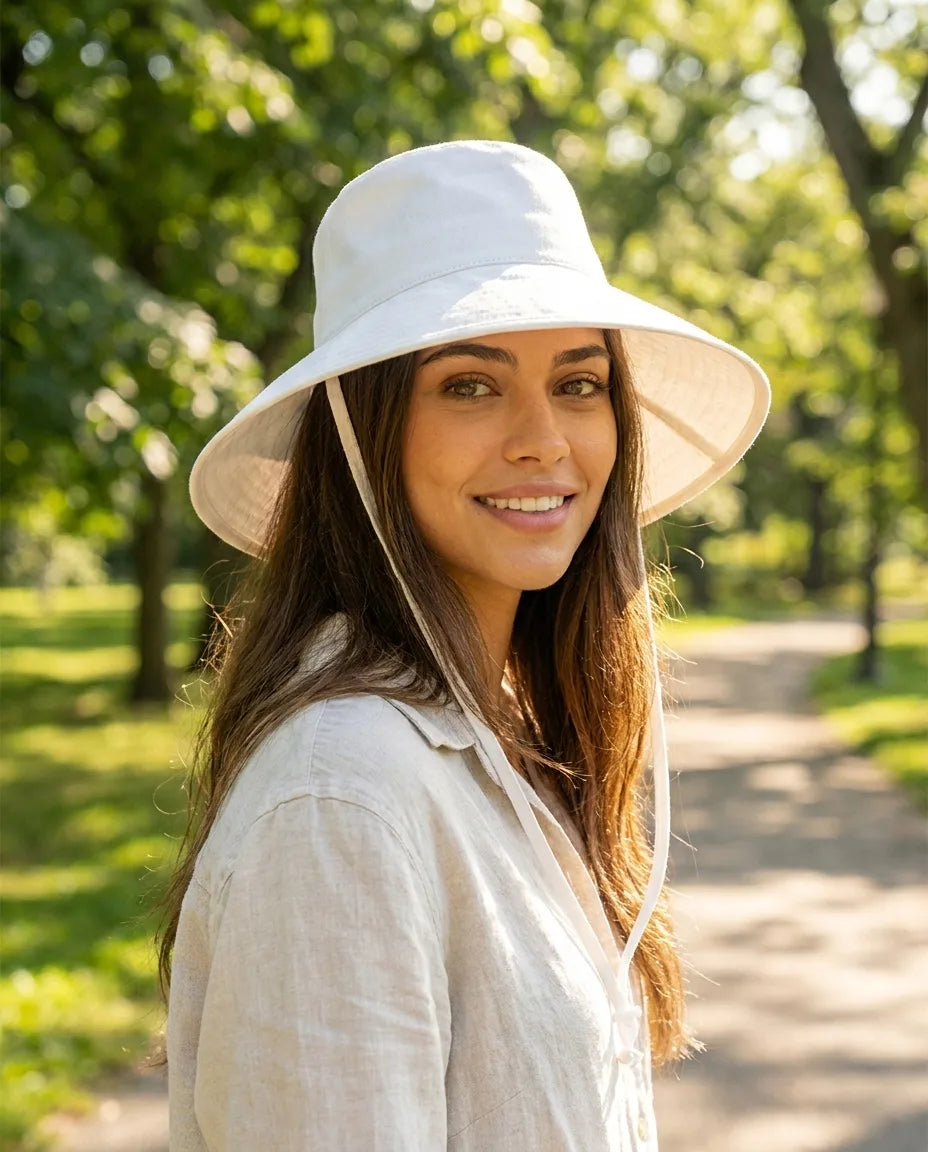 Coconut Cotton Canvas Bucket Hat