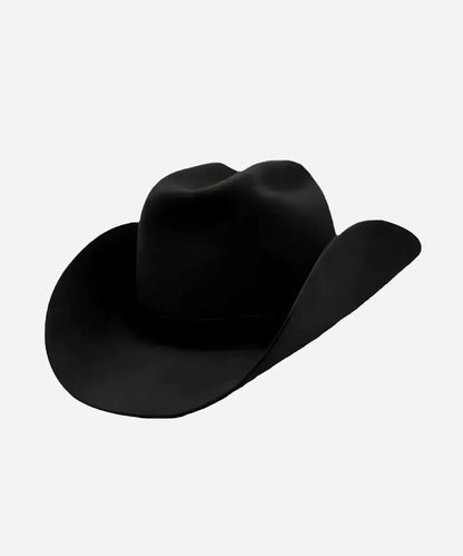 James Dean Black Wool Felt Cowboy