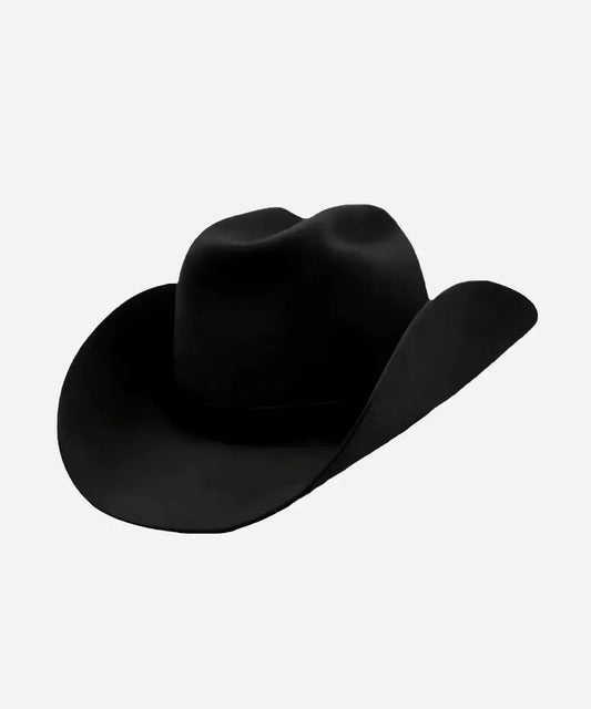 James Dean Black Wool Felt Cowboy