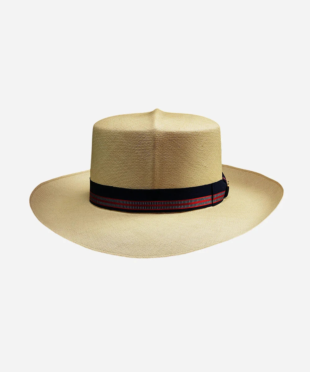 Vintage Natural Straw Panama Hat