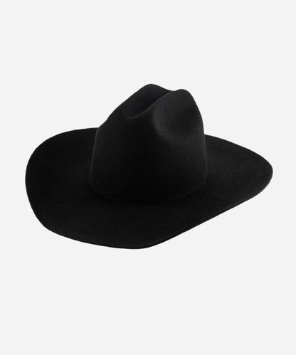 Matriarch Black Wool Cattleman Cowboy Hat