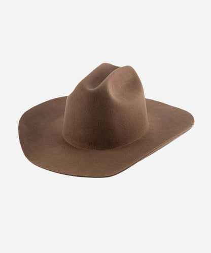 Chocolate Matriarch Cattleman Wool Cowboy Hat