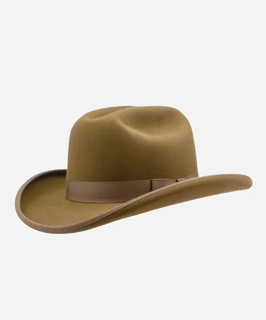 Brown Wool Felt Western Cowboy Hat