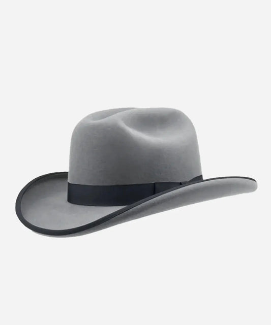 Grey Cattleman Wool Felt Cowboy Hat