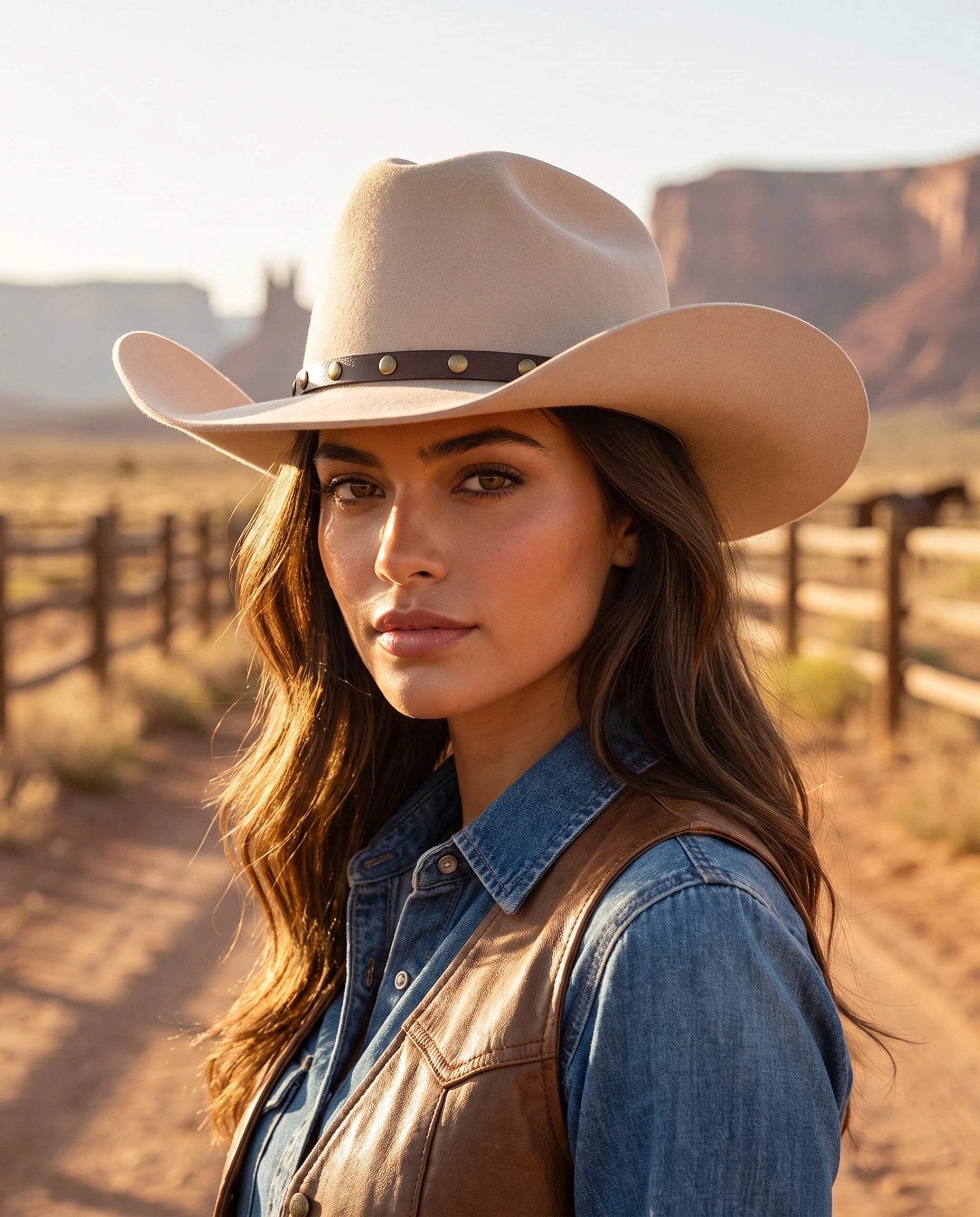 Lubelly Crest Pinched Crown Wool Felt Hat