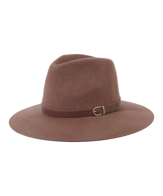 Curator Brown Wool Fedora