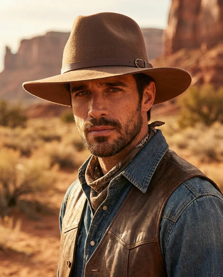 Curator Brown Wool Fedora
