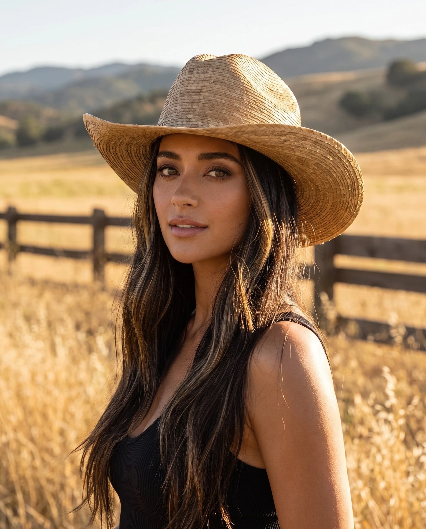 Lubelly Dustline Brown Straw Cowboy Hat