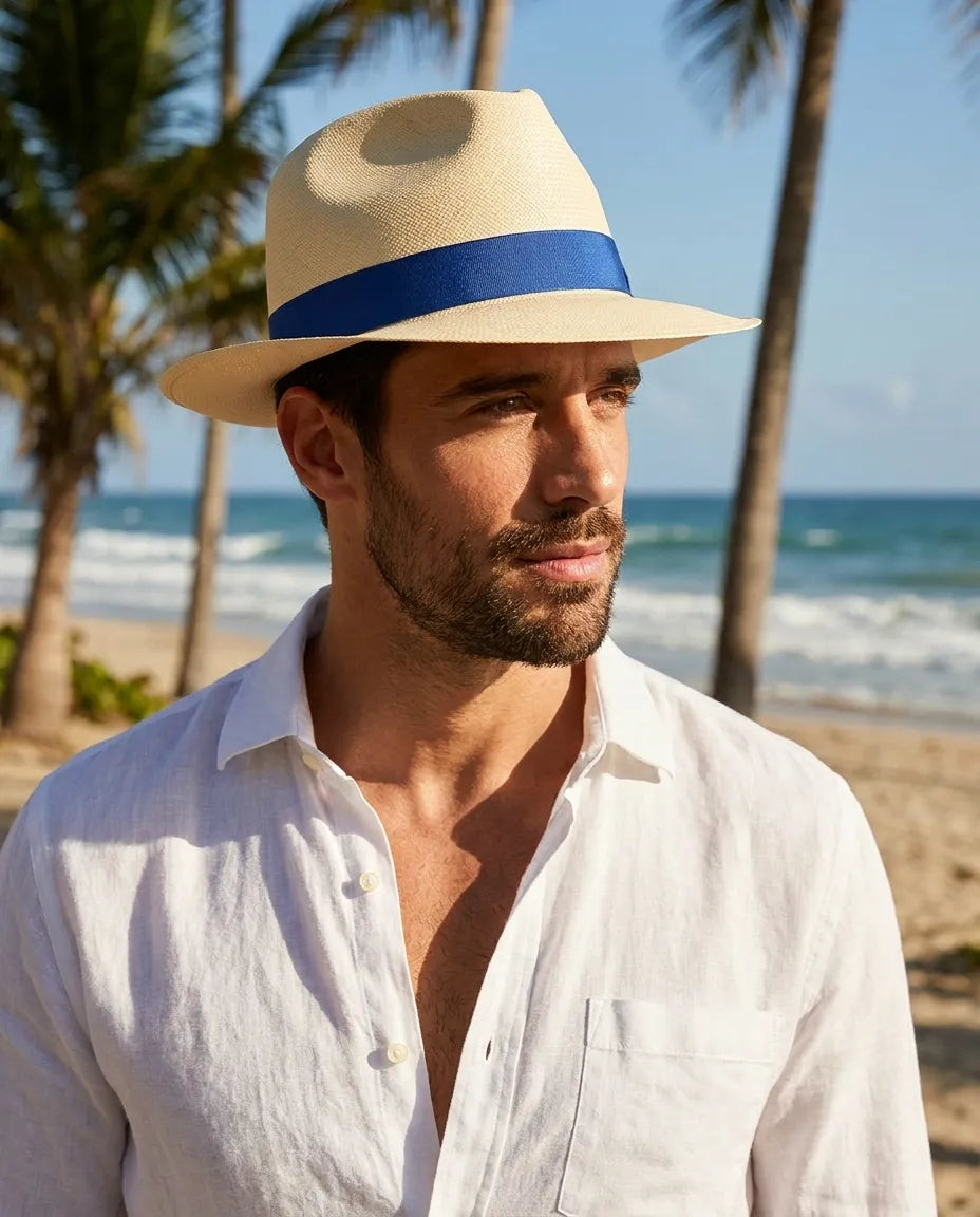 Natural Gatsby Summer Straw Panama Hat