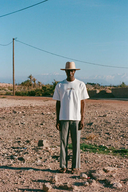 Handmade Summer Palm Leaf Fedora Hat