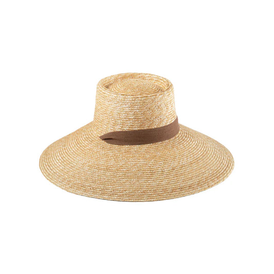 Golden Wheat Straw Wide Brim Sun Hat