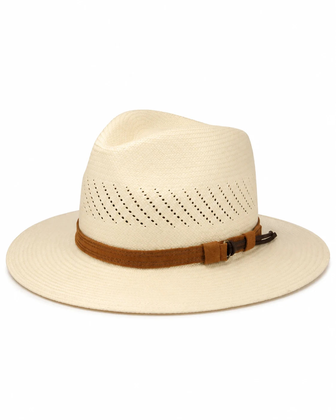 Premium Handwoven Straw Fedora Hat