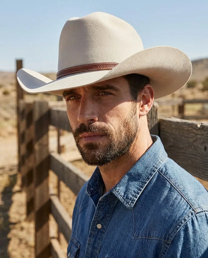 Raylan Givens Wool Felt Cowboy Hat