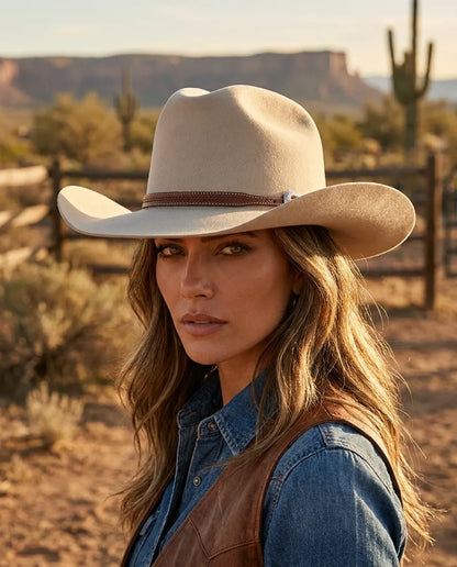 Raylan Givens Wool Felt Cowboy Hat