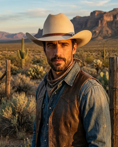 Raylan Givens Wool Felt Cowboy Hat