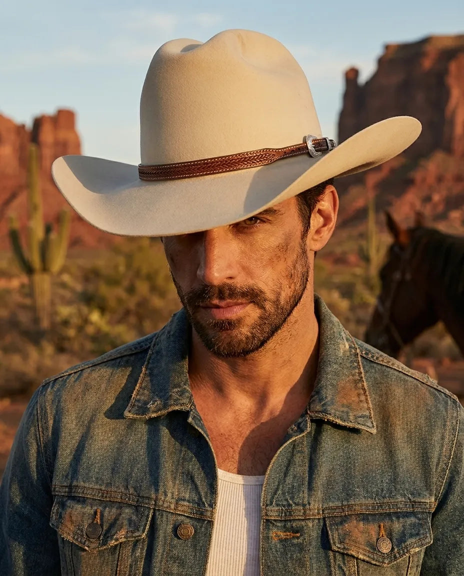 Raylan Givens Wool Felt Cowboy Hat