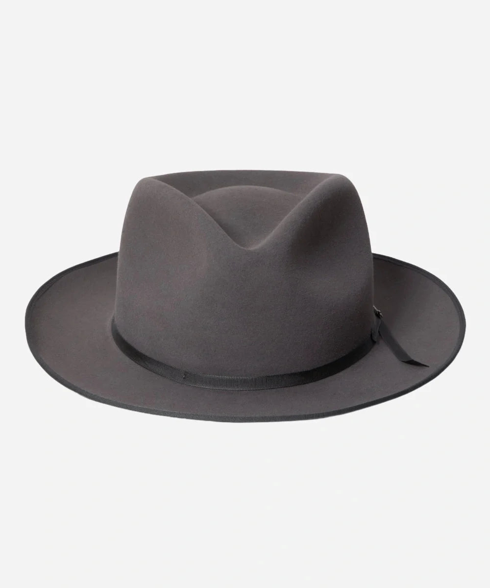 Grey Stratoliner Fedora Felt Hat