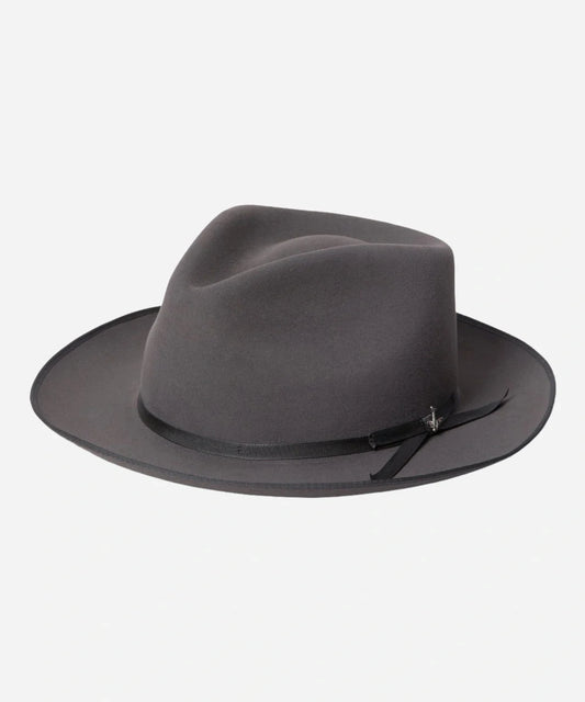 Grey Stratoliner Fedora Felt Hat