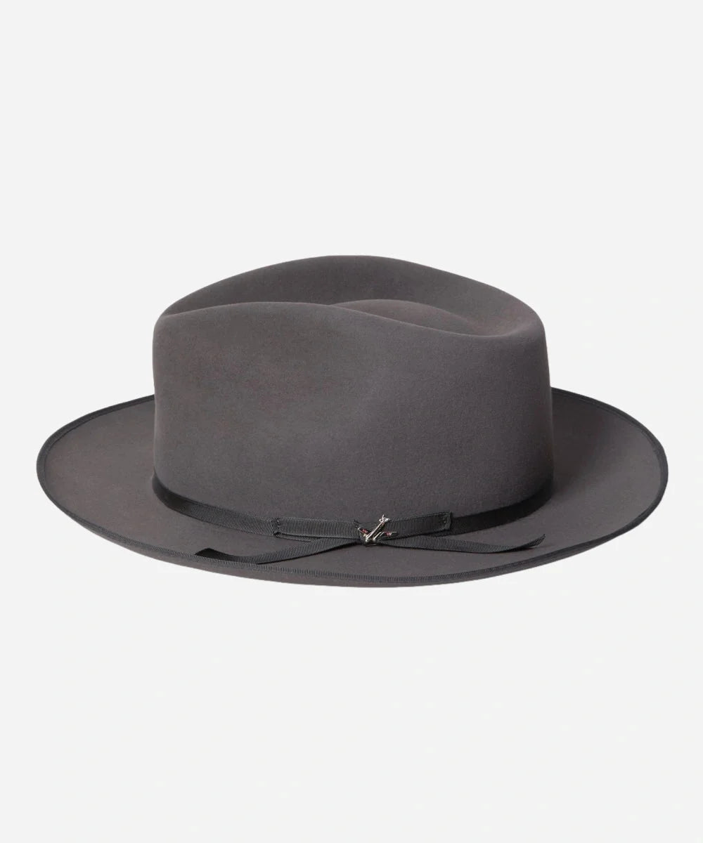 Grey Stratoliner Fedora Felt Hat