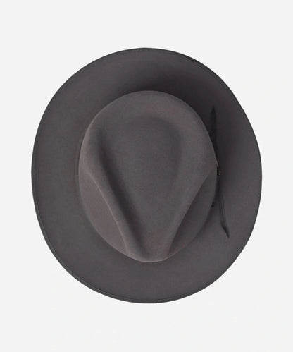 Grey Stratoliner Fedora Felt Hat