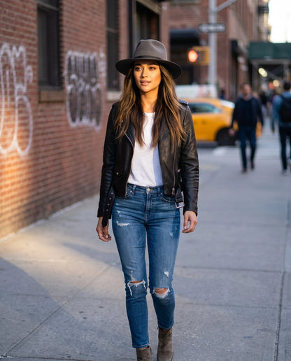 Grey Stratoliner Fedora Felt Hat