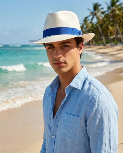 Straw White Panama Hat For Women & Men