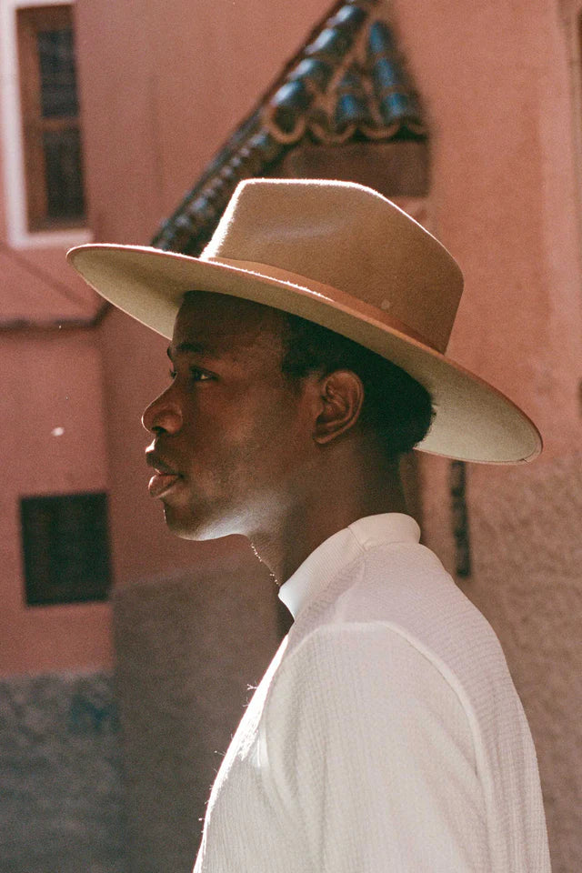 Teak Rancher Brown Australian Wool Fedora Hat