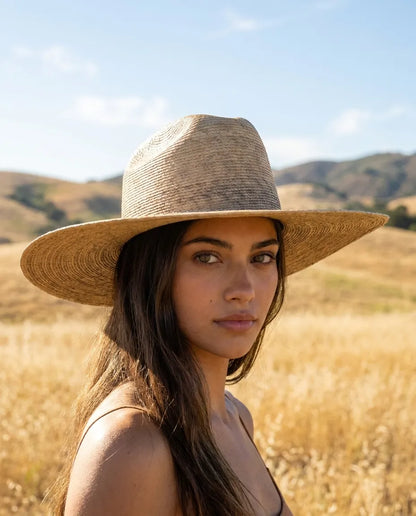 Handmade Wide Brim Palm Leaf Western Cowboy Hat