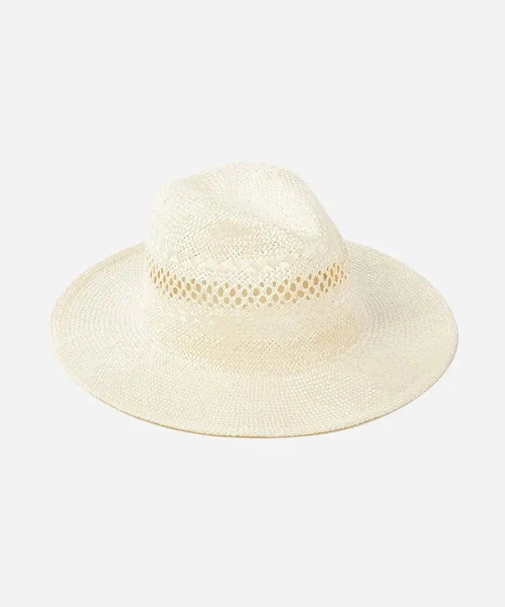 White Lubelly Oasis Cattleman Straw Hat