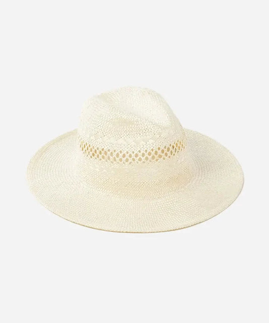 White Lubelly Oasis Cattleman Straw Hat