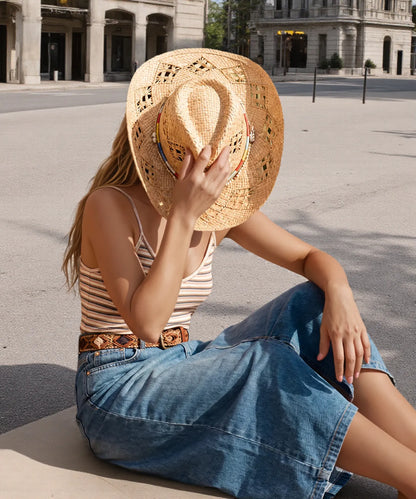 Wilderness Highway Natural raffia Straw Cowboy Hat